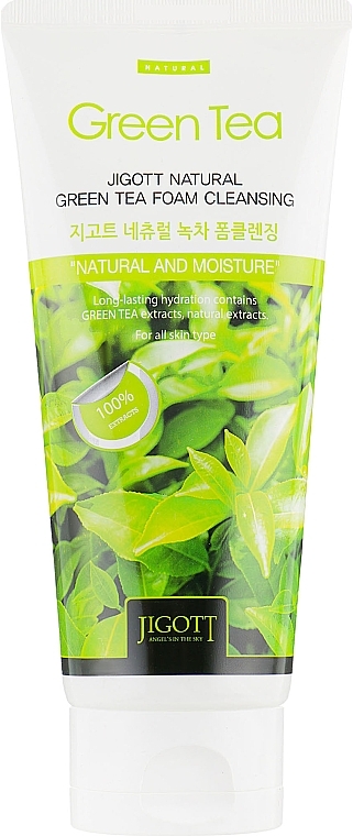 Cleansing Foam with Green Tea Extract - Jigott — photo N2