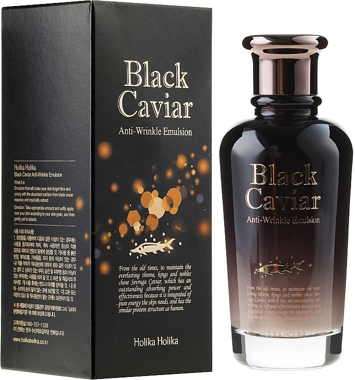 Holika Holika - Black Caviar Anti-Wrinkle Emulsion — photo N1