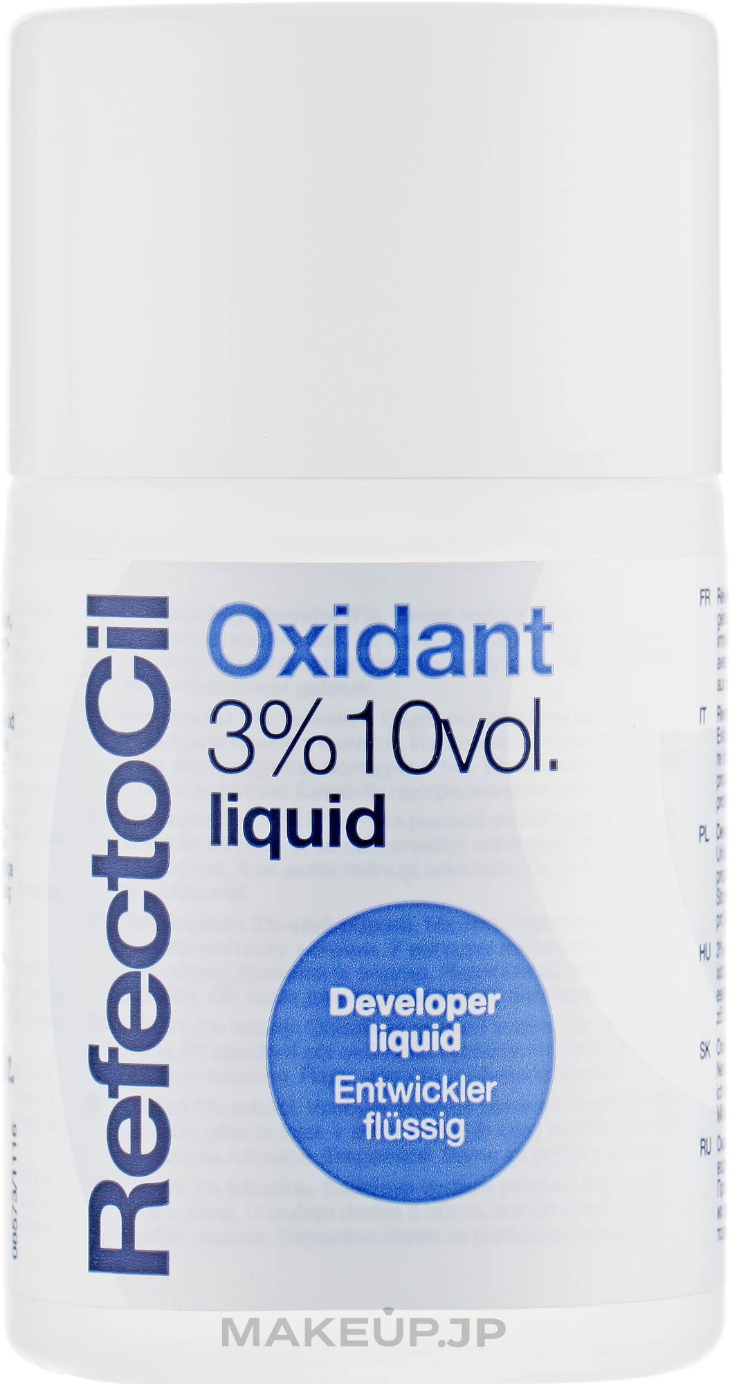 Liquid Developer 3% - RefectoCil Oxidant 3% 10 vol. Liquid — photo 100 ml