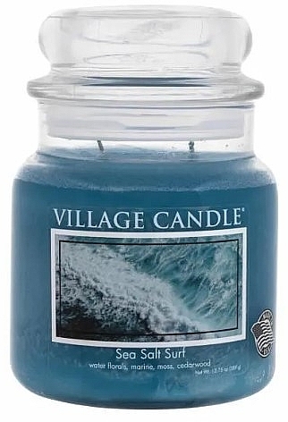 Scented Candle in Jar - Village Candle Sea Salt Surf Candle — photo N1