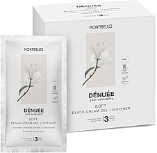 Fragrances, Perfumes, Cosmetics Brightening Cream Gel - Montibello Denuee Soft Black Cream Gel Lightener