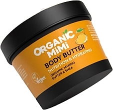 Fragrances, Perfumes, Cosmetics Mango & Shea Nourishing and Moisturizing Body Butter - Organic Mimi Body Butter Nutrition & Hydrating Mango & Shea