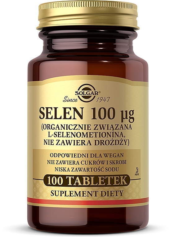 Dietary Supplement - Solgar Selenium 100 mcg — photo N1