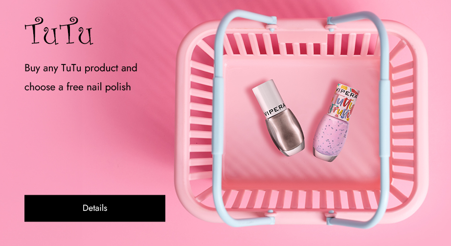 Buy any TuTu product and choose a free nail polish