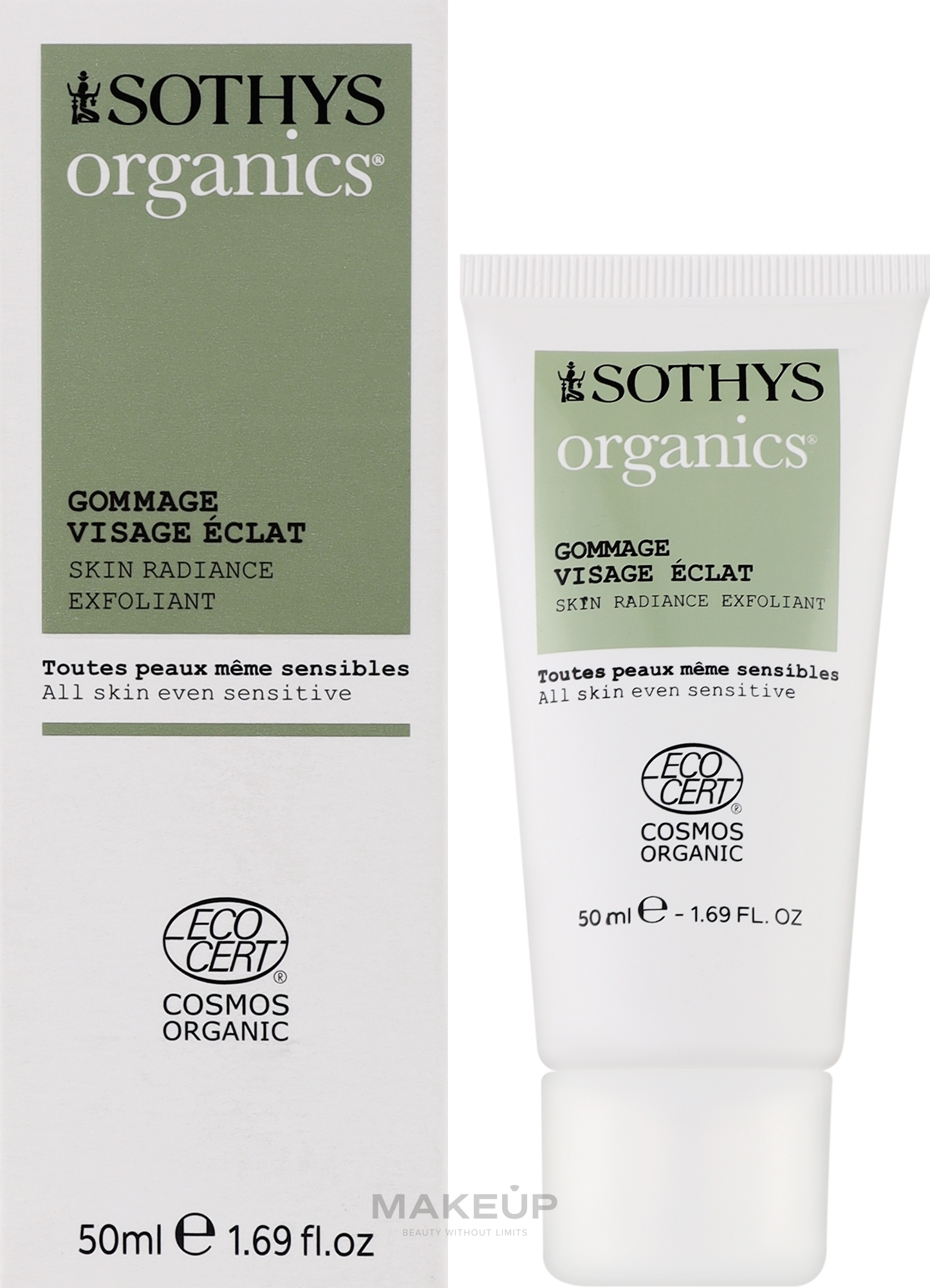 Face Scrub - Sothys Organics Gommage Visage Eclat — photo 50 ml