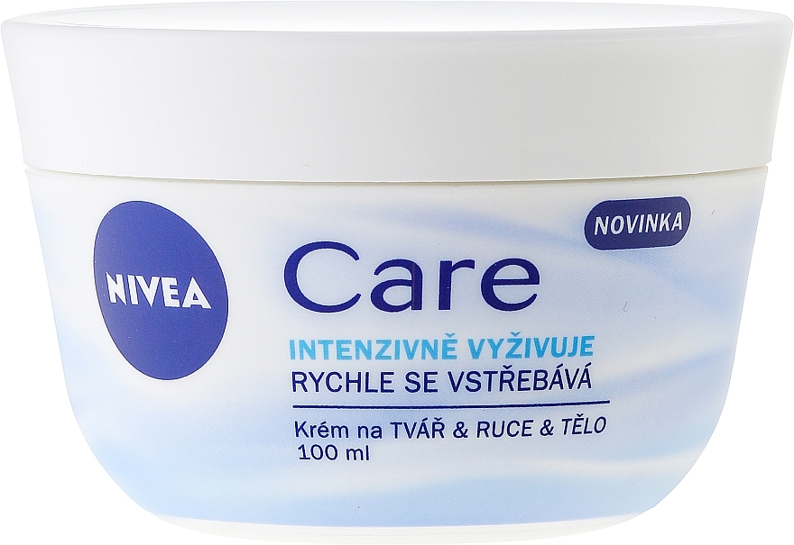 Face & Body Cream - NIVEA Care Intensive nourishment Cream — photo N1