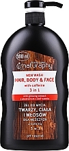 Fragrances, Perfumes, Cosmetics Man Hair, Body & Face Wash - Naturaphy Hair, Body & Face Man Wash With Caffeine 3in1
