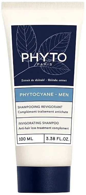 Set - Phyto Phytocyane-Men (ampoules/12x3,5ml + shm/100ml) — photo N2