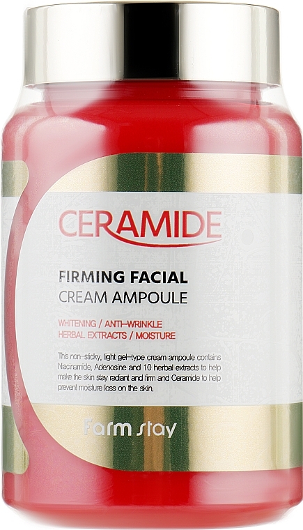 Facial Firming Ampoule Cream-Serum with Ceramides - FarmStay Ceramide Firming Facial Cream Ampoule — photo N1