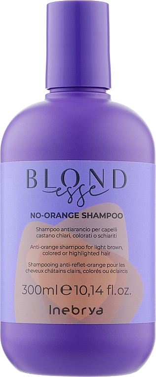 No-Orange Shampoo for Colored Hair - Inebrya Blondesse No-Orange Shampoo — photo N1