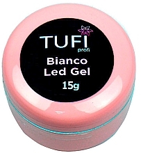 Fragrances, Perfumes, Cosmetics Nail Builder Gel "Bianco" - Tufi Profi Led Gel