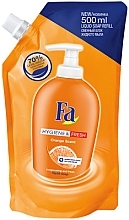 Fragrances, Perfumes, Cosmetics Liquid Soap "Hygiene & Freshness. Orange" - Fa Hygiene & Freshness Orange Scent Soap (doy-pack)