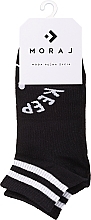 Keep Smile Women Socks, black - Moraj — photo N1