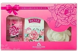 Fragrances, Perfumes, Cosmetics Bulgarian Rose Rose - Set (parfum/roll/on/9ml + water/100ml + candle/50g)