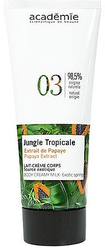 Exotic Spring Body Cream Milk - Academie Jungle Tropicale Body Creamy Milk Exotic Spring — photo N1