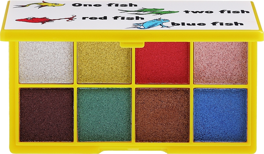 Eyeshadow Palette - I Heart Revolution Dr. Seuss One Fish Two Fish Red Fish Blue Fish Eyeshadow Palette — photo N1