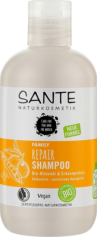 Olive Oil & Pea Protein Shampoo - Sante Olive Oil & Pea Protein Repair Shampoo — photo N1