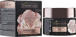 Fragrances, Perfumes, Cosmetics Lifting Anti-Wrinkle Cream 50+ - Bielenda Camellia Oil Luxurious Lifting Cream 50+