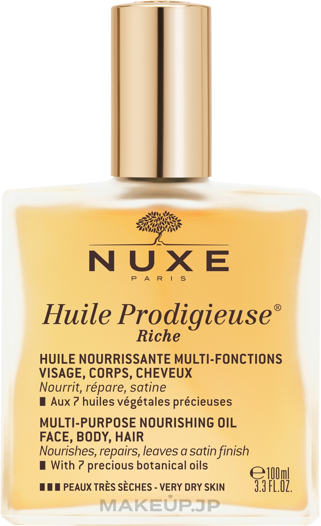Nourishing Oil for Extra Dry Skin - Nuxe Huile Prodigieuse Riche Multi-Purpose Oil — photo 100 ml