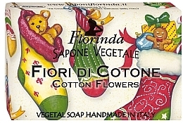 Vegetable Soap - Florinda Special Christmas Cotton Flowers Vegetable Soap Bar — photo N1