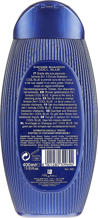 Shampoo and Shower Gel ‘Cool Blue’ - Paglieri Felce Azzurra Shampoo And Shower Gel For Man — photo N4