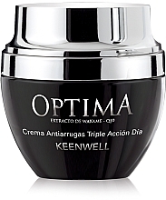 Fragrances, Perfumes, Cosmetics Anti-Wrinkle Triple Action Day Cream - Keenwell Optima Crema Antiarrugas Triple Accion Dia