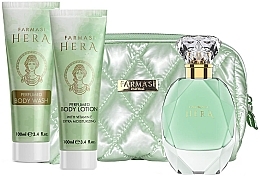 Fragrances, Perfumes, Cosmetics Farmasi Hera Gift Set - Set (edp/65ml + sh/gel/100ml + b/lot/100ml + bag/1pcs)