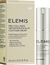 Fragrances, Perfumes, Cosmetics Definition Eye & Lip Contour Cream - Elemis Pro-Collagen Definition Eye and Lip Contour Cream