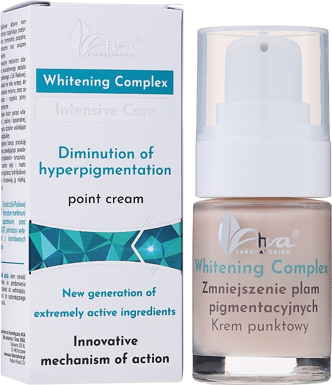 Whitening Point Cream - Whitening Complex Intensive Care Diminution Of Hyperpigmentation Active Point Cream — photo N2