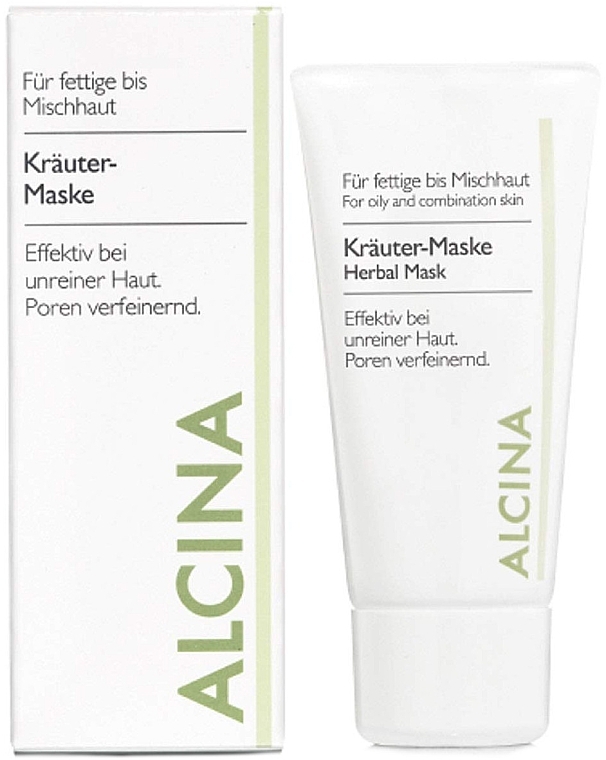 Herbal Extracts Mask for Oily Skin - Alcina Herbal Mask — photo N1