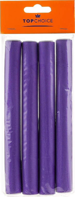 Hair Curlers XL 4 pcs, lilac - Top Choice — photo N1