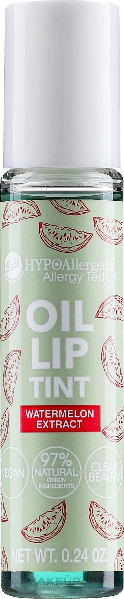 Hypoallergenic Oil Lip Tint - Bell Hypoallergenic Oil Lip Tint Watermelon Extract — photo 7 g