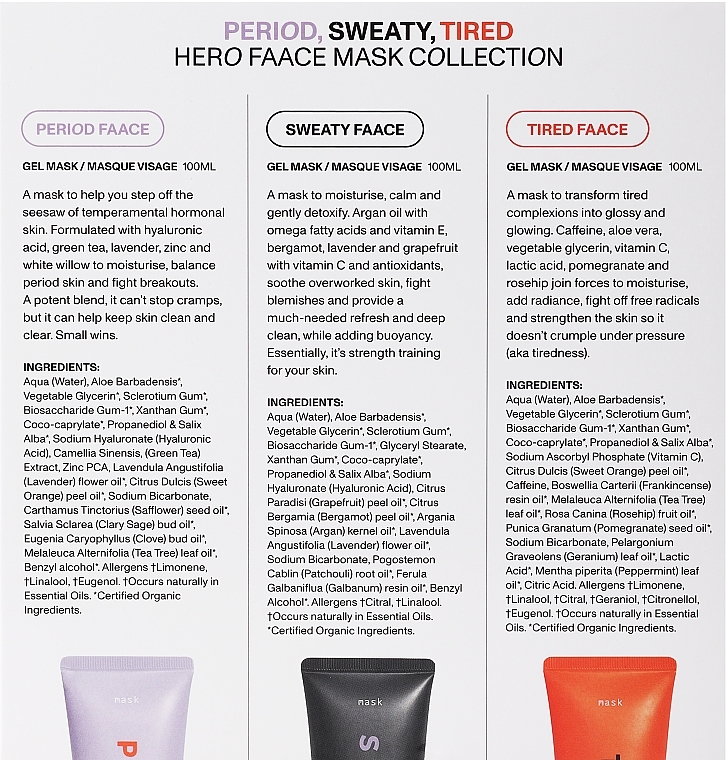 Set - Faace Three Hero Mask Collection — photo N3
