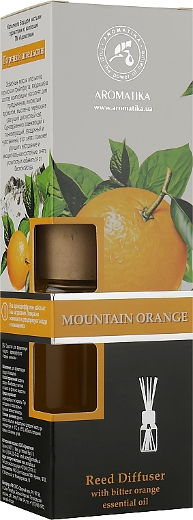 Reed Diffuser "Mountain Orange" - Aromatika — photo N1