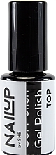 Wipe Off Top Coat - SNB Professional Nail Up Top Gel Polish With Tacky Layer — photo N1