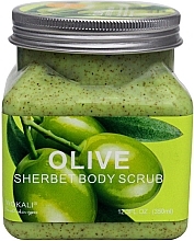 Fragrances, Perfumes, Cosmetics Olive Body Scrub - Wokali Sherbet Body Scrub Olive