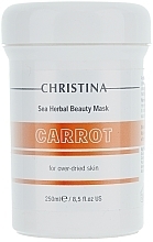 Carrot Mask for Dry, Irritated & Sensitive Skin - Christina Sea Herbal Beauty Mask Carrot — photo N1