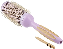 Fragrances, Perfumes, Cosmetics Round Hair Brush - Ilu Hair Brush BambooM Round 43 mm