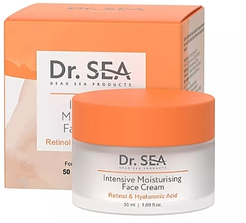 Intensive Moisturizing Face Cream with Retinol & Hyaluronic Acid - Dr. Sea Intensive Moisturising Face Cream — photo N1