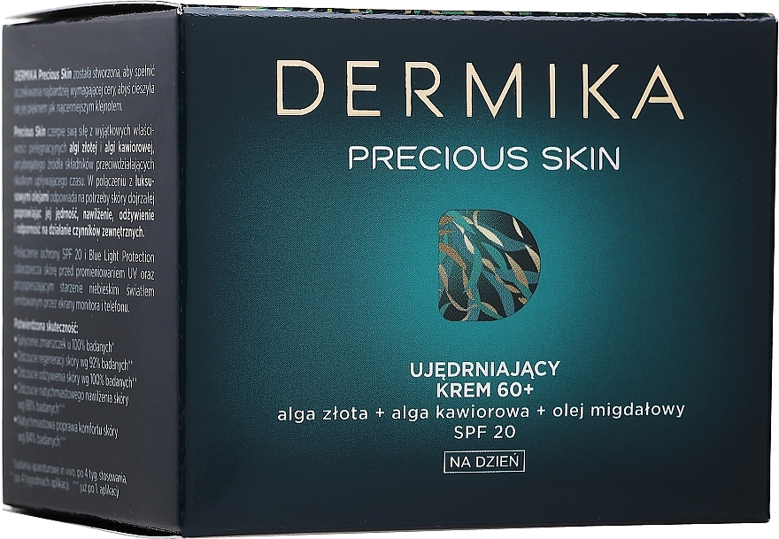 Firming Day Cream 60+ - Dermika Precious Skin 60+ Day Cream — photo N1