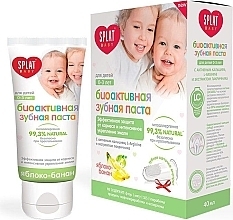 Fragrances, Perfumes, Cosmetics Kids Toothpaste "Apple and Banana", 0-3 years - SPLAT Kids