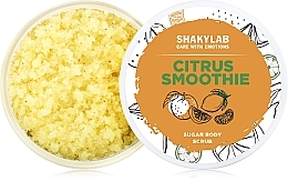 Sugar Body Scrub 'Citrus Smoothie' - SHAKYLAB Sugar Natural Body Scrub — photo N1