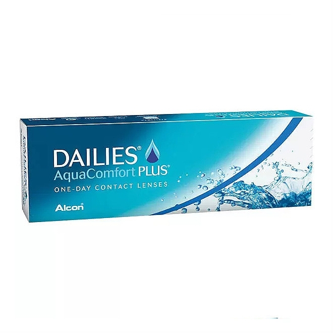 Daily Contact Lenses, 30 pcs - Alcon Dailies Aqua Comfort Plus — photo N2