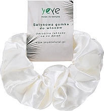 Satin Scrunchie, white - Yeye — photo N1