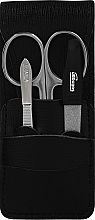 Manicure Set, 3 tools, 162/C, black - Titania — photo N3