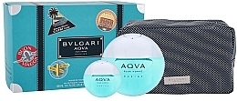 Fragrances, Perfumes, Cosmetics Bvlgari Aqva Pour Homme Marine - Set (edt/100ml + edt/mini/15ml + bag)