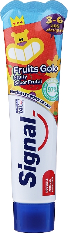 Kids Toothpaste, 3-6 yr, fruit flavor - Signal Kids Fruit Flavor Toothpaste — photo N3
