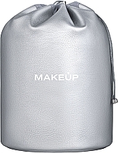 Fragrances, Perfumes, Cosmetics Makeup Pouch "Allbeauty", silver - MAKEUP