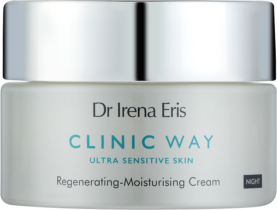 Regenerating & Moisturizing Night Face Cream - Dr. Irena Eris Clinic Way Ultra Sensitive Skin Regenerating-Moisturising Cream Night — photo N1