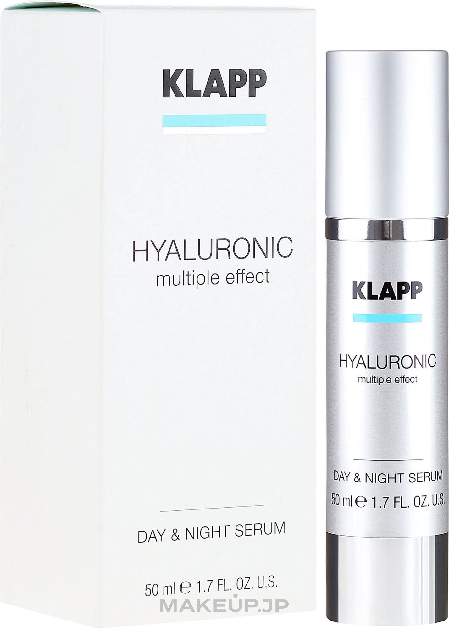 Face Serum "Hyaluronic Day and Night" - Klapp Hyaluronic Multiple Effect Day & Night Serum — photo 50 ml